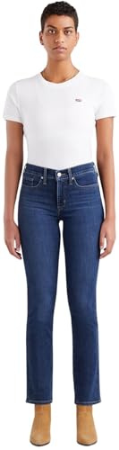 Levi's 314 Shaping Straight Vaqueros, Lapis Dark Horse, 31W / 30L Mujer