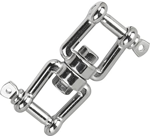 DERING Edelstahl Drehwirbel 10 mm 25 Stück von Hängesessel Outdoor Boxsack