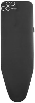 Rolser Funda 100% Algodón para Tabla de Planchar K-S - Talla S 120x42 cm - Cotó Negro