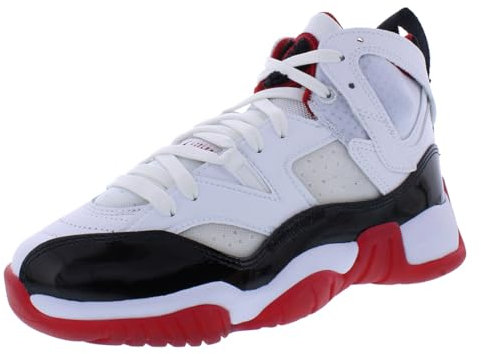 JORDAN, Scarpe da Basket Unisex-Adulto, Bianco,Rosso, 38 EU