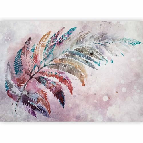 murando PREMIUM Fotomurales Hojas 300x210 cm Papel pintado tejido no tejido Decoración de Pared decorativos Murales moderna de Diseno Fotográfico Naturaleza Plantas Remoto como pintado b-A-10042-a-a