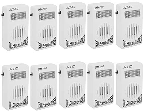 seasio 10X Rj11 Adattatore di Preambolo di Suoneria Amplificatore per Suoneria per Telefono Fisso