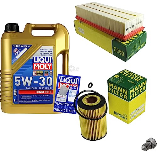 EISENFELS Inspektionspaket Wartungspaket Filterset mit 5 L Motoröl 5W-30 Ölfilter, Luftfilter, Verschlussschraube