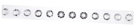 ULTECHNOVO Acrylglas Ständer Für Schmuck Transparenter Schmuckständer Mit Haken Für Ohrringe Halsketten Und Schmuckstücke Langlebig Und Sicher