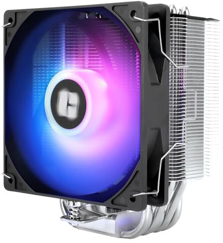 Thermalright Burst Assassin 120 SE ARGB - Refrigerador de CPU (6 tubos de calor, 12 cm, PWM, refrigeración de aire para CPU, tecnología AGHP, para Intel LGA1851/1700/115X/1200&AM4/AM5, 148 mm de alto,