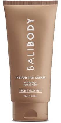 Bali Body Instant Tan Cream | Fast-Drying, Minimal Transfer | Suitable for All Skin Types, Including Sensitive Skin (150 ml/5.07 fl oz)