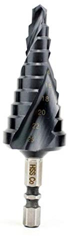 6–25 mm HSS Stickstoffbeschichteter Stufenbohrer, Hochgeschwindigkeitsstahlschneider