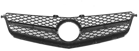 YAOOYHUILIYING Auto-Front- und Kühlergrills, Frontnierengrill, Doppelbrückengrill, aufsteckbare Frontgrillblende, Compatible with Mercedes Benz W204 C63 AMG 2008-2011