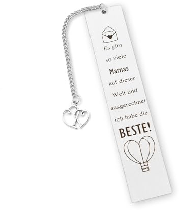 Fodfgxf Geschenke für Mama Lesezeichen Beste Mamas Geschenk Mutter Geschenk zum Geburtstag Geburtstagsgeschenk für Mamas Geschenke für Mütter Mamma Muttertag Weihnachtsgeschenke Valentinstag