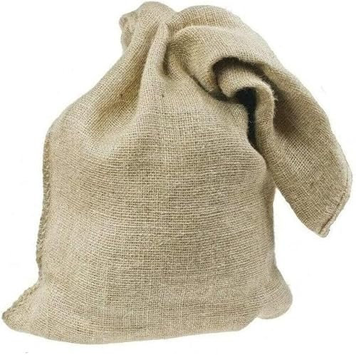 Sacos de yute de 5 x 50 cm x 80 cm, bolsas grandes de arpillera natural hechas de tela de yute resistente al desgarro para patatas, verduras, granos de café, saco de arpillera