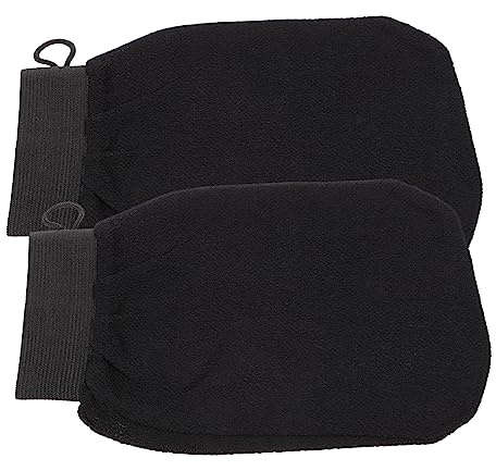 BESTYASH 2piezas Guantes Exfoliantes de Baño para Masaje Corporal Guantes de Baño Exfoliantes para Ducha y Spa Útiles para Eliminar Células Muertas Piel