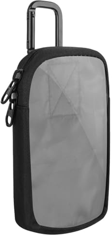 Tasche für MP4-Player, Touchscreen-Tasche für Multimedia, Reiseetui mit Karabiner für MP3, MP4, USB-Kabel, Kopfhörer, Zubehör für Musikplayer