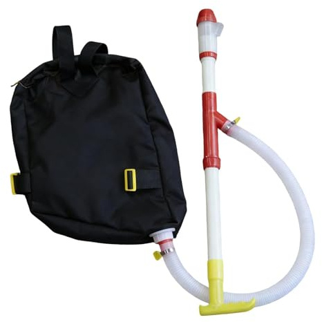 LOVIVER Fertilizante Rociador Mochila Aplicador de Abono Granulado Herramienta de Jardinería Distribuidor Portátil Material Oxford Adecuado para J, Tubo de PVC