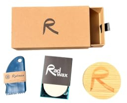 Rad Wax Gift Set - Eco Surf Wax, Comb & Storage Tin | Premium Eco-friendly Surfboard Wax - Surf Accessories