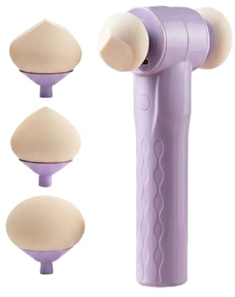 Elektrisk makeupsvamp, och våt automatisk låg absorption mjuk - hy makeupverktyg | för kvinnor mamma dotter flickvän flickor vuxna älskare familjer