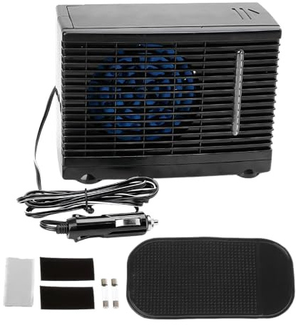 Condizionatore Portatile 12V Auto, Ventola Raffreddamento Acqua Ghiaccio