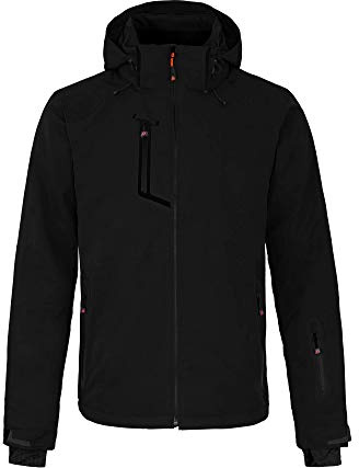 Bergson Nano Light | Herren Skijacke - Normal-/Kurz-/Langgrößen, wasserdicht (20.000 mm) & verschweißte Nähte, Winddicht & atmungsaktiv (20.000 g/m²), unwattiert & gefüttert, elastisch, wasserdichte