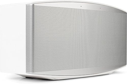 Haut-Parleur Design Mr 100 - Enceinte multiroom sans Fil avec Streaming Wi-FI - Fonction Aux in et Bluetooth - Système Compact avec Haut-Parleur stéréo RMS de 30 W