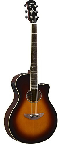 Yamaha APX600 OVS Thin Body Acoustic-Electric Guitar, Old Violin Sunburst