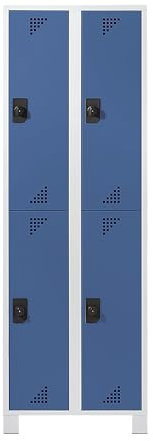 EUROKRAFT Pro | Vestiaire à Deux étages Bremen