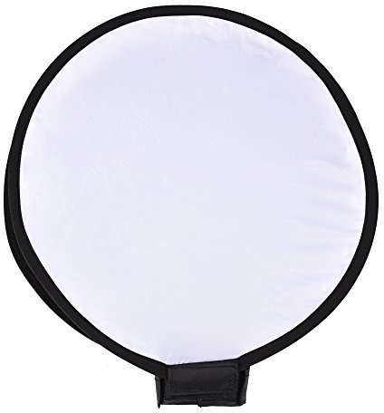 Round Diffuser SoftBox, Auf-Kamera Softbox Diffusor Universal Tragbare Blitz Diffusor Softbox für Blitzgeräte für (40cm)