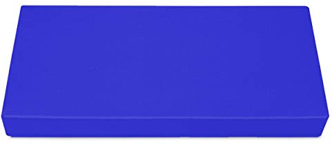 SuperKissen24. Palettenkissen Palettenauflagen Sitzkissen - 80x40 cm - Outdoor und Indoor - blau