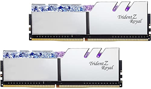 G.Skill Trident Z Royal Series 32 GB (2 x 16 GB) 288 Pines SDRAM DDR4 4000 (PC4-32000) CL18-22-22-42 1.40V Dual Channel Desktop Memory Model F4-4000C18D-32GTRS