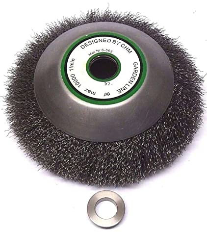 CHM GmbH® Unkrautbürsten passend für Stihl FS 350 Motorsense Freischneider mit Aufnahme 200 x 20 mm (1, Soft weich)