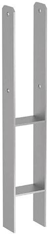 Heavy Duty Galvanised (H Shape) Post Fence Foot Anchors Size 101mm - 4