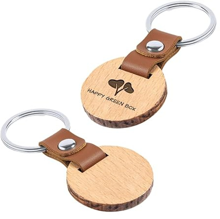 Porte clé personnalisé Mabouteille.fr® - Porte clé original en bois avec gravure laser [ Porte clef personnalisable ]