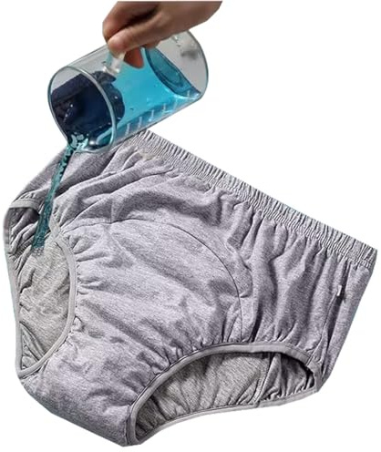 XWSM Biancheria Intima Incontinenza Mutandine Impermeabili Per Anziani Anziani E Donne Periodo Mestruale Slip A Prova Di Perdite Pannolini Riutilizzabili In Tessuto
