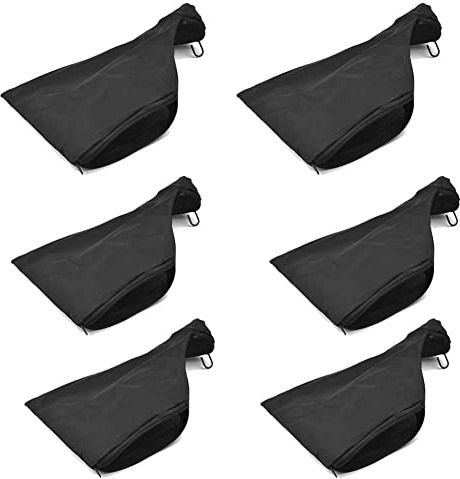 Kliplinc Lot de 6 d'aspirateur anti-poussière pour ponceuse à onglet, 255, avec fermeture éclair, sac à poussière pour ponceuse à bande