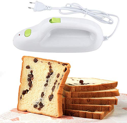 Haofy Cortadora De Pan Eléctrica, Cuchillo Eléctrico Para Carne Congelada, Cuchilla Para Pan Automática, Cuchillo Para Pan Eléctrico Automático, Cuchilla De Acero Inoxidable Para