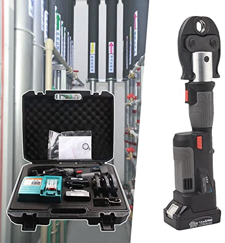 Hydraulic Pipe Crimping Tool Pz-1930 Battery Powered Hydraulic Cable Power Pipe Pressing Plumbing Tools, Stainless Steel Pipe Crimping Tool,Series2 (Series1)