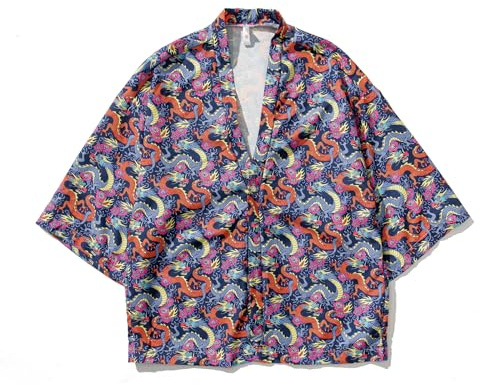 Kortärmad japansk Harajuku-skjorta, sommarjacka, toppar, skjortor, 24f12red, M