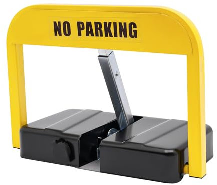 Parkplatzsperre Elektrisch Parkplatzsperren Automatische Parkplatzsperre Klappbar Parkplatz Absperrung mit Fernbedienung, Parkschloss für Mobile Parkplatzschranken Privatparkplatz
