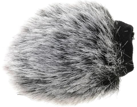 Parabrezza con microfono per fotocamera, protezione antivento per microfono, microfono e parabrezza, protezione antivento per microfono, riduce il rumore del