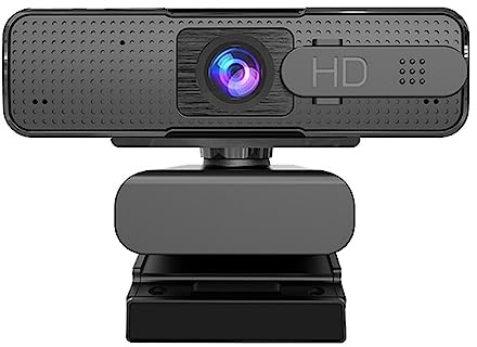 Webcam Camara pc Camara Web Webcam HD USB Webcam 1080p Autofocus Webcam con micrófono AF Autofocus Cámara for computadora Enseñanza en línea en vivo para transmisión en vivo, videollamadas, estudio