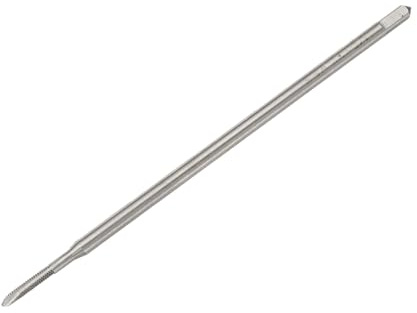 QUARKZMAN Metrisches Gewindebohrer M2 x 0.4, HSS6542(M2) Gewindeschneider, Länge 90mm Gewindestange