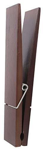 PartyKindom 1pezzi Molletta Multifunzione in Legno Morsetto Per Vestiti Robusto Molletta Decorativa Per Asciugamani Supporto Per Cappotti e Borse Per Casa e Bagno