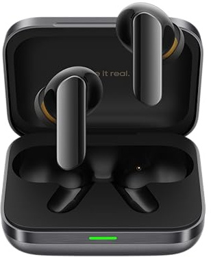 realme Buds Air7 Pro Cuffie True Wireless, 53 dB Cancellazione Attiva dell'Rumore, Grigio, Bluetooth 5.4 & SBC/AAC/LHDC, 48H di Riproduzione, 3-Mic ENC, Altoparlante 11+6 mm, IP55