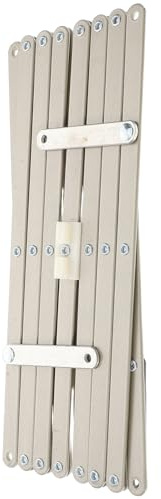 ELAYARD Barre Porte-Serviettes Extensible en Acier Carbone, Accessoire de Séchoir à Linge Mural Pliable, Finition Argenté Gris, Taille Réglable, Pièce de Rechange Unilatérale pour