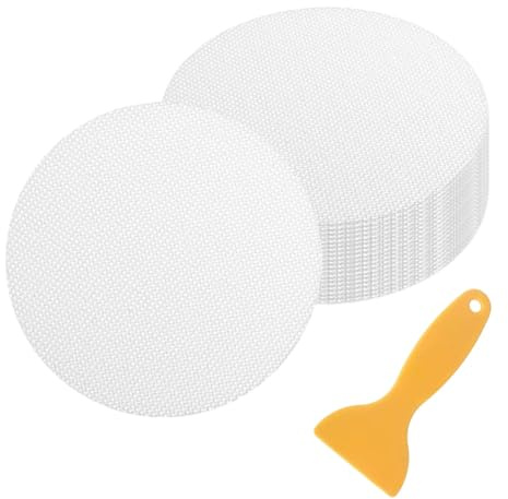 VZU 24 Stück Transparente Anti-Rutsch Aufkleber für Badewanne & Dusche, Selbstklebende Sicherheitspads 10 cm Ø, rutschfeste Duschmatten, Badewannen Anti Rutsch Pads (Rund)