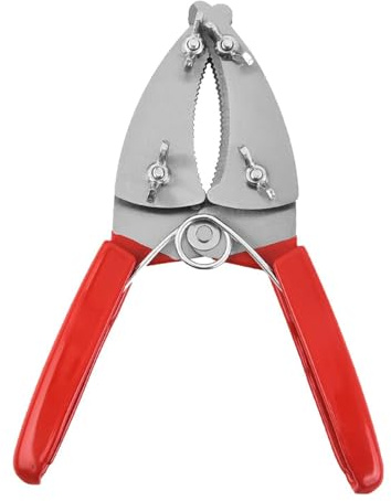 budiniao Forbici a Fascia, Forbici per Corteccia ad Anello con Manico Rosso, Strumento indispensabile per Procedure di potatura e innesto, Accessorio per la rimozione della Corteccia degli Alberi.