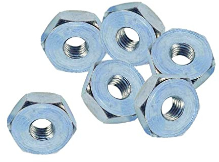 Ysyqkn 6 Pièces Écrous de Couvercle de Pignon Tronçonneuse Pièces Rechange MS290 Accessoires Robustes en Acier Inoxydable Adaptés à Réparation Usage