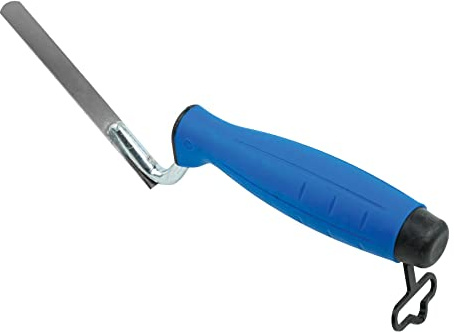 Toolty Tuck Pointer Trowel, Stainless Steel Finger Pointing Trowel, Hand Tool - with Rubber Handle - 14mm - Bricklayer, DIY - TLTY-0310