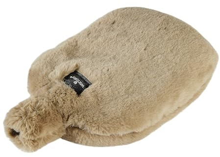 Warmies Mikrovågsugnsvärmd Flaska, Mikrovågsugnsvärmt Värmeplåster med Fransk Torkad Lavendel, Veteväskor Mikrovågsugnsvärmda, Latte Färg
