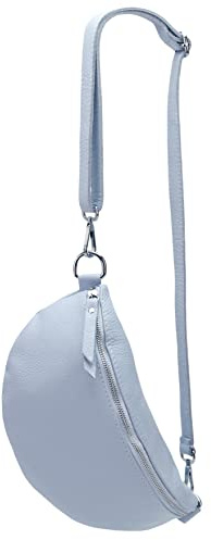 SH Leder ® echt Leder Hüfttasche Damen Herren Unisex Gürteltasche für Festival Reise Bauchtasche große Crossbody Bag Frauen Ledertasche 30x18cm Lala G399
