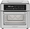 Cookology CAF250DI Air Fryer and Oven 25 Litre Extra Large Mini Oven and Airfryer Combo with LED Touch Controls and 12 Cooking Presets with Rotisserie Function and Accessories - in Stainless Steel
