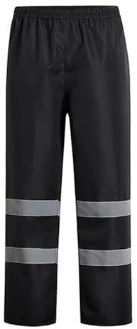 Pantalones de trabajo de seguridad de alta visibilidad, pantalones impermeables para hombres y mujeres, pantalones de alta visibilidad con banda reflectante